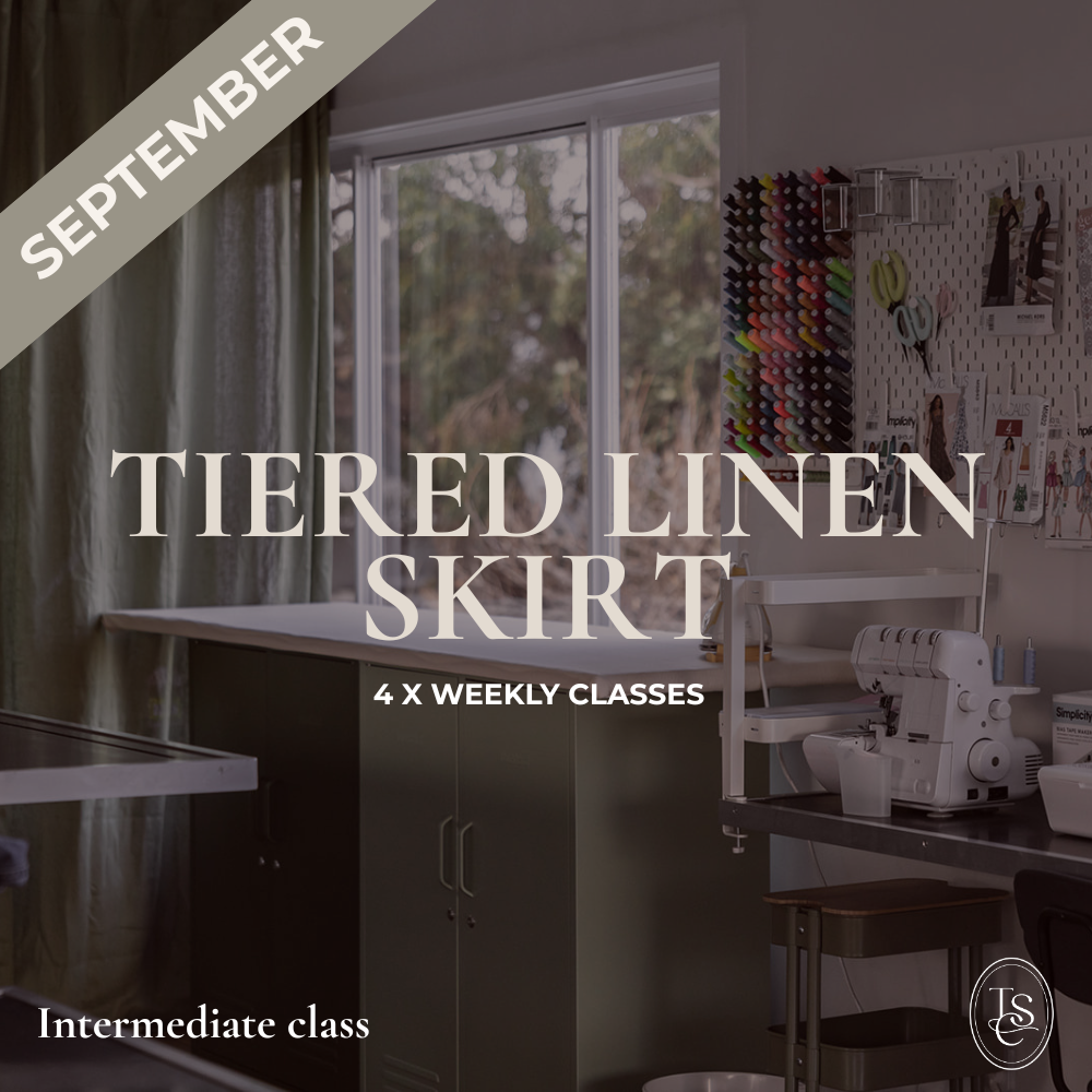 Intermediate Class | Tiered Linen Skirt