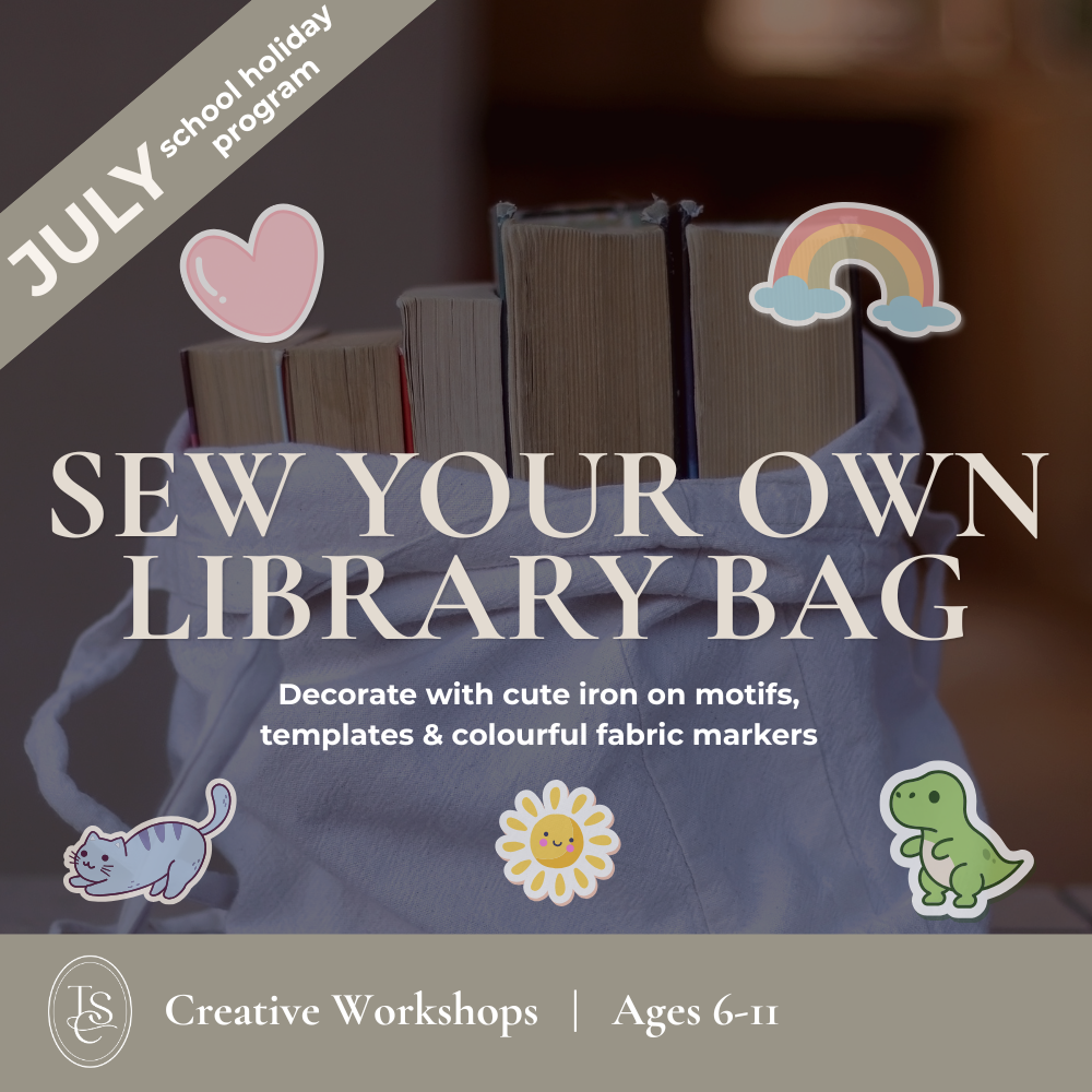 Sew your own library bag