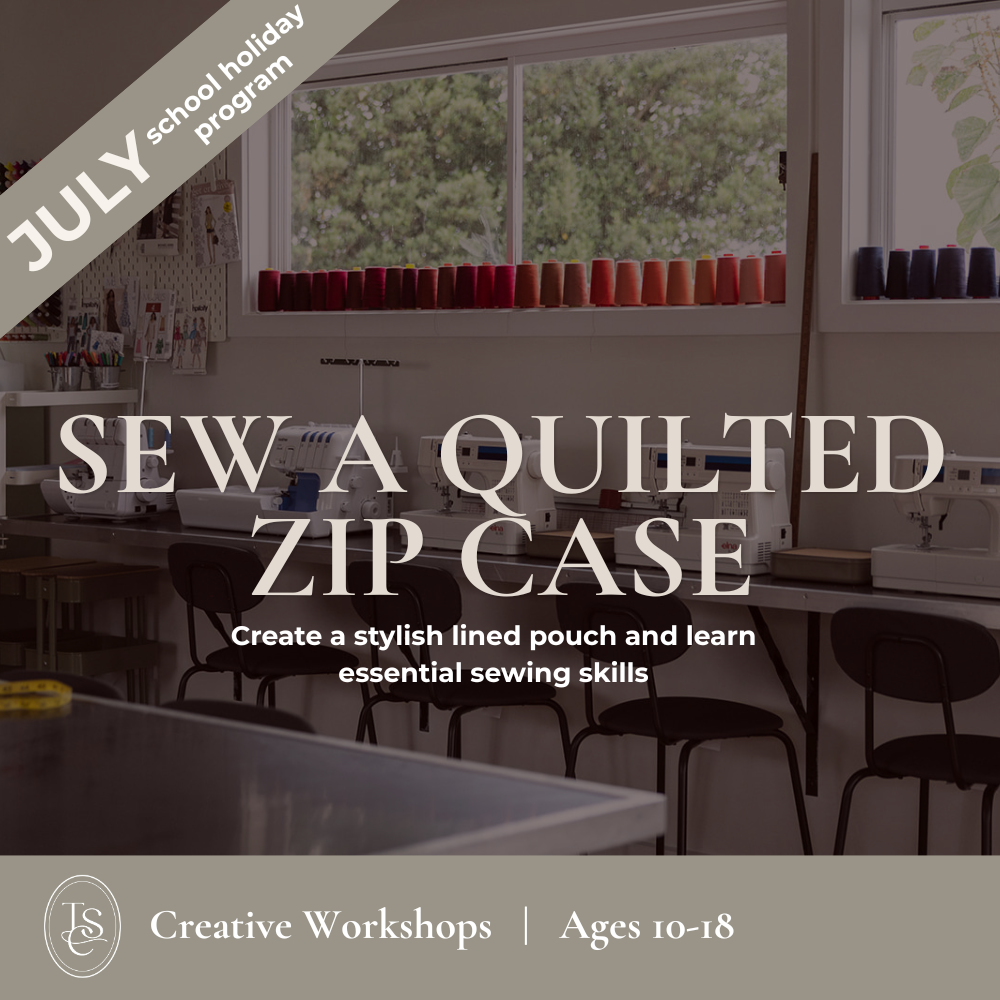 School Holiday Class | Sew a Zip Quilted Case